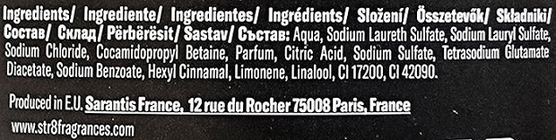 Str8 Game Shower Gel 400ml