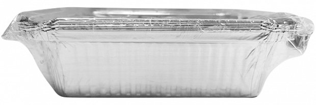 Sanitas Aluminum Food Container With Lid 0,85L 4Pcs