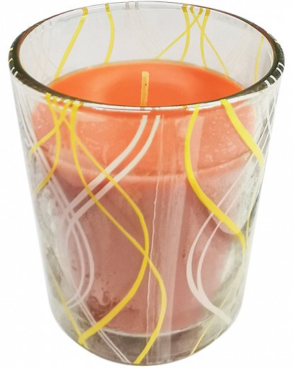 Airwick Essential Oils Αρωματικό Κερί Μήλο Κανέλλα 105g 1Τεμ