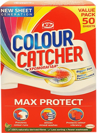 K 2r Max Protect Colour Catcher 50Pcs