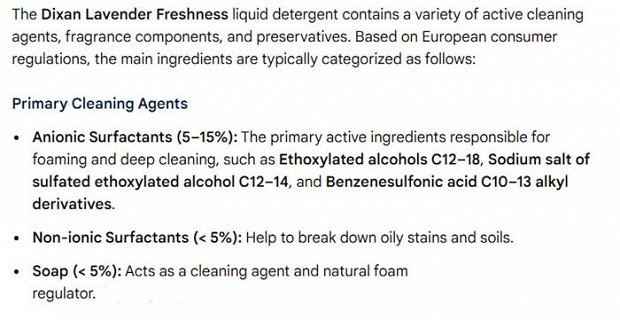 Dixan Deep Clean Lavender Freshness Power Gel 64 Washes 2,88L