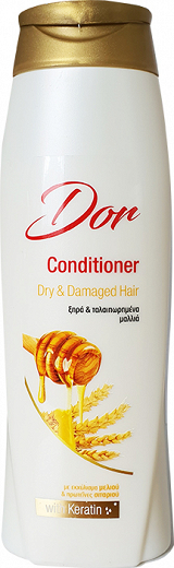 Dor Conditioner Honey & Wheat For Dry & Damaged Hair 400ml
