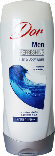 Dor Men Refreshing Hair & Body Wash 400ml