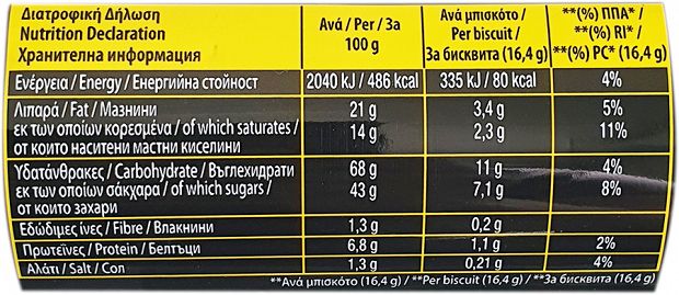 Αλλατίνη Banana Split Γεμάτα & Τραγανά Μπισκότα 230g