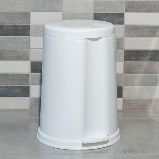 Viomes Πλαστικό Καλαθάκι Wc Στρογγυλό 7L Διάφορα Χρώματα 1Τεμ