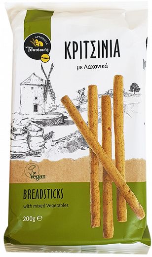 Tsatsakis Breadsticks With Mixed Vegetables 200g