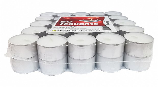 Candil Κεράκια 8h Burn Time 50Τεμ 900g