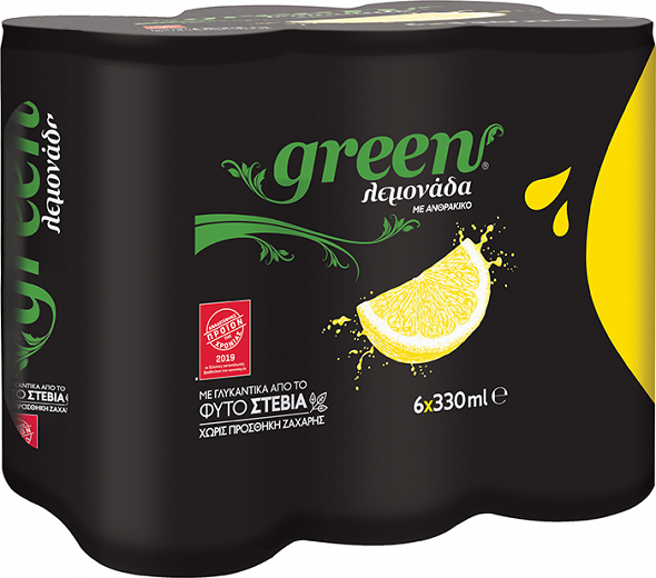 Green Lemonade Carbonated 5+1X330ml