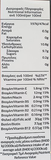 Λανίτης Active 10 Φρούτα & Βιταμίνες Νέκταρ 1L