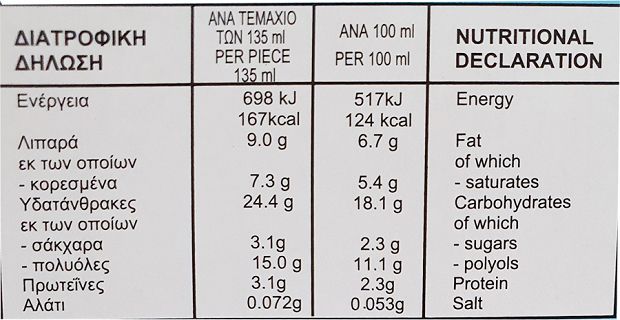 Regis Παγωτό Agrino Χωνάκια 0% 4Χ135ml