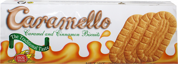 Frou Frou Caramello Caramel And Cinnamon Biscuits 250g
