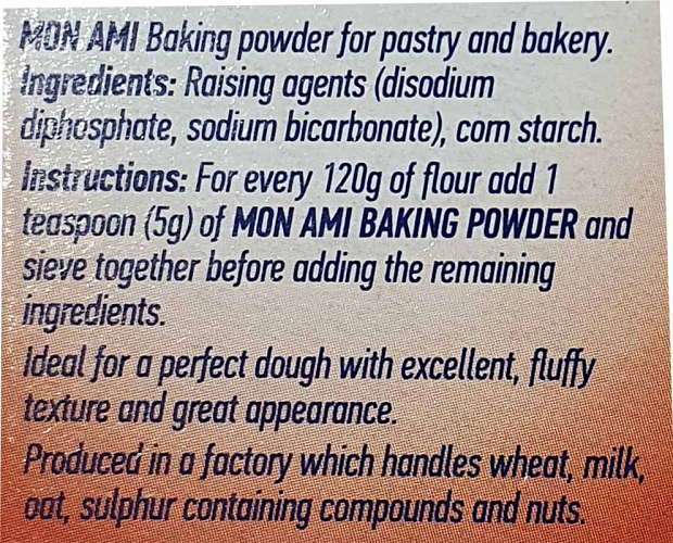 Monami Baking Powder 10X5g