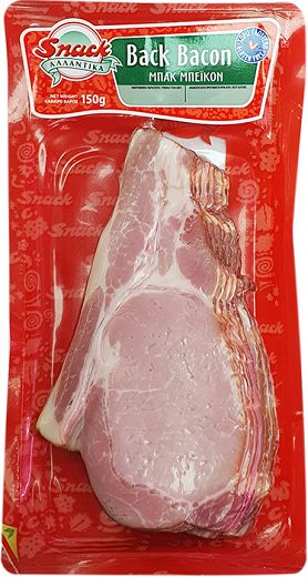 Snack Back Bacon Slices 150g