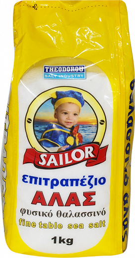 Sailor Αλάτι Επιτραπέζιο Θαλασσινό 1kg