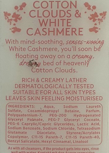 Imperial Leather Cotton Clouds & White Casmere Shower Cream 500ml
