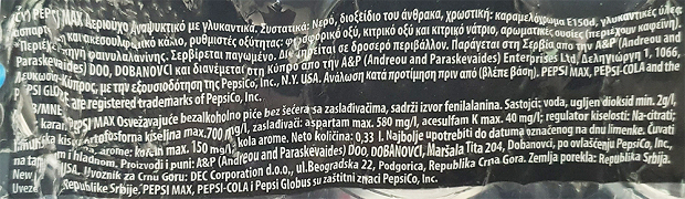 Pepsi Max Zero Sugar 8X330ml