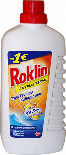 Roklin Antibacterial General Cleaning Liquid Ocean 1L -1€