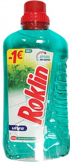 Roklin Ultra Lemongrass & Mint General Cleaning Liquid 1L -1€