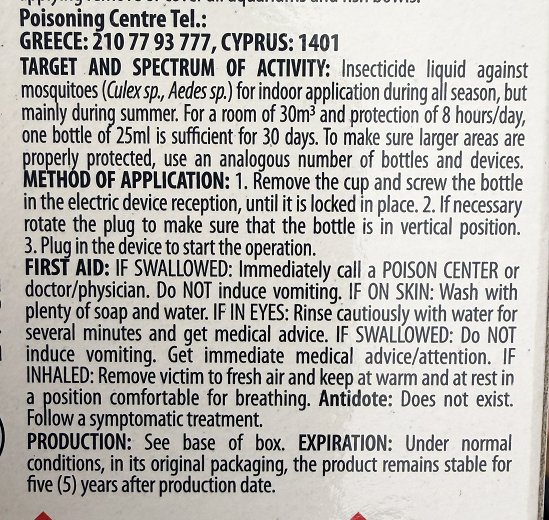 Aroxol Pure & Strong Υγρό Κατά Των Κουνουπιών 0% Αλλεργιογόνα 0% Άρωμα Ανταλλακτικό 2X25ml Family Pack