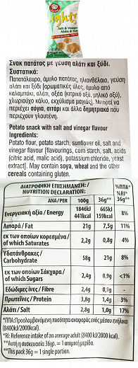 Corina Lights Salt Vinegar 10X36g