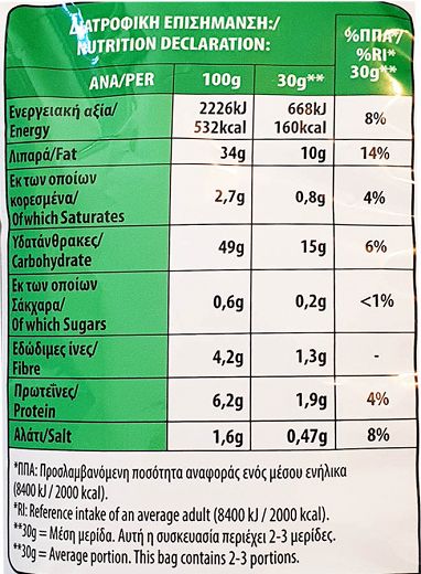 Lays Maxx Αλάτι Ξύδι 80g