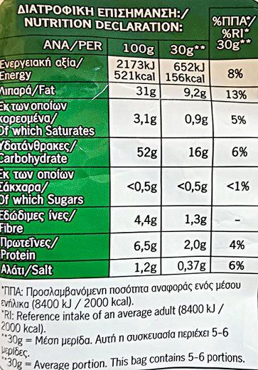Lays Αλάτι Ξύδι 160g