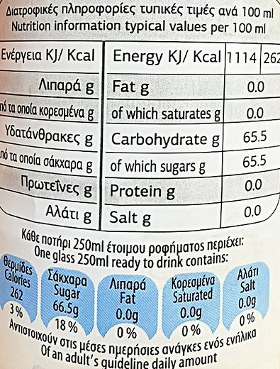 Αμαλία Σιρόπι Ρόδι Squash 720ml
