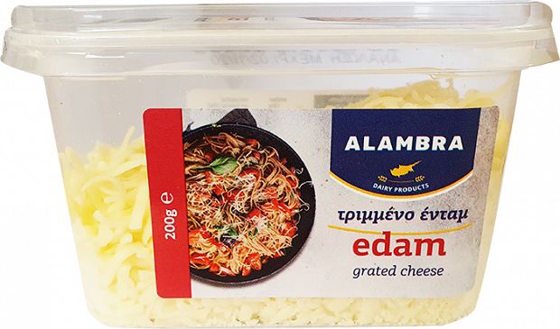 Alambra Edam Cheese Grated 200g