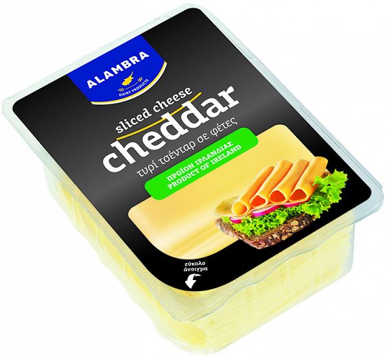Alambra Cheddar Sliced Cheese 180g