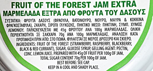 Blossom Extra Fruit Of The Forest Jam 360g
