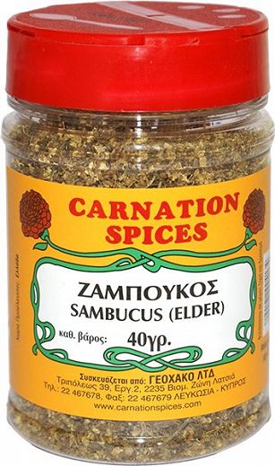 Carnation Spices Sambucus Elder 40g