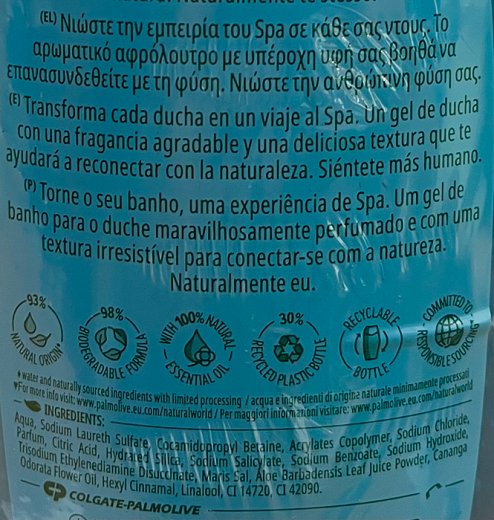 Palmolive Thermal Spa Mineral Massage Shower Gel 2x500ml Mega Pack