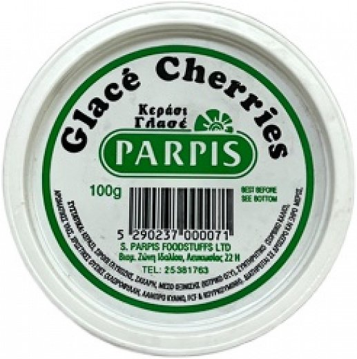 Parpis Glace Cherries Green 100g