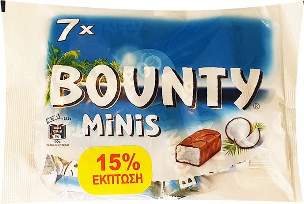 Bounty Minis 7Τεμ 227g -15%