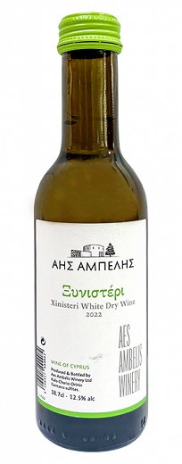 Aes Ambelis Xinisteri White Dry Wine 187ml