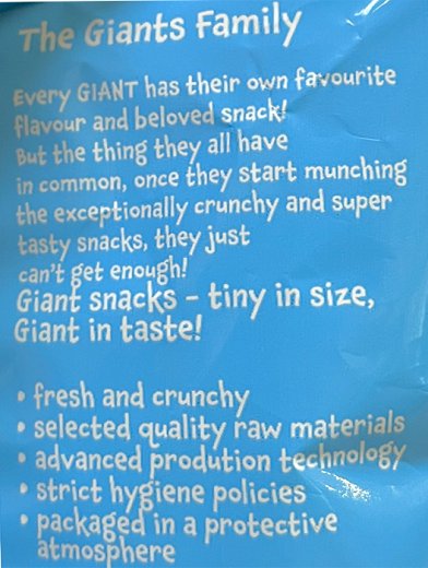 Giants Frankies Tomato Paprika 35g