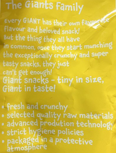 Giants Topsi Τυρί 100g