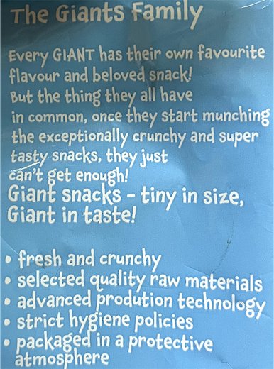 Giants Frankies Tomato Paprika 100g