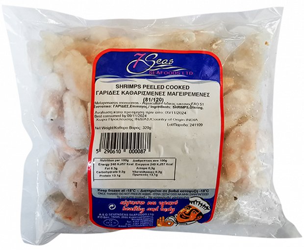 7Seas Shrimps Peeled Cooked 320g