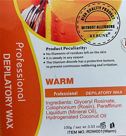 Depilline Professional Depilatory Wax Warm 100g