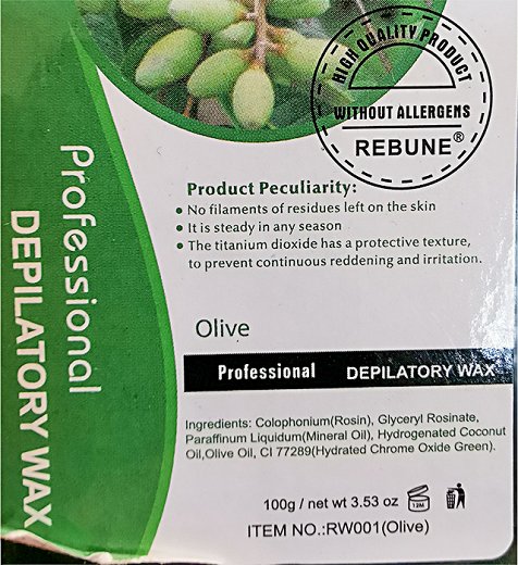 Depilline Professional Depilatory Wax Olive 100g
