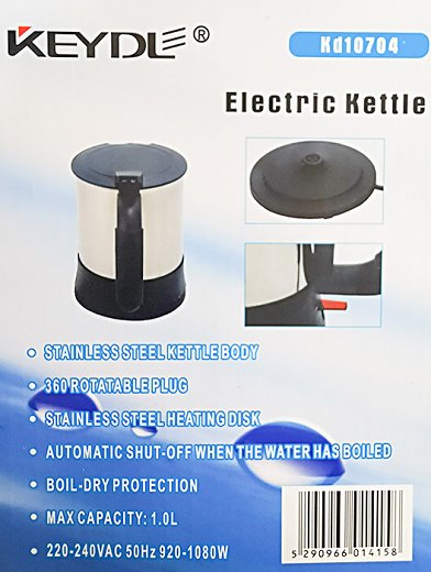 Keydl Electic Kettle 1080W 1Pc