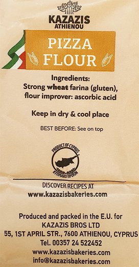 Kazazis Athienou Pizza Flour 1kg