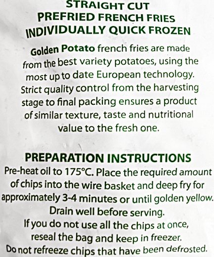 Freezeland French Fries 8x8 2,5kg
