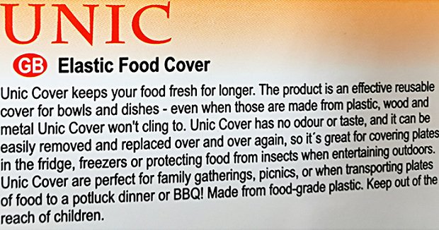 Unic Elastic Food Cover M 36cm 8Pcs