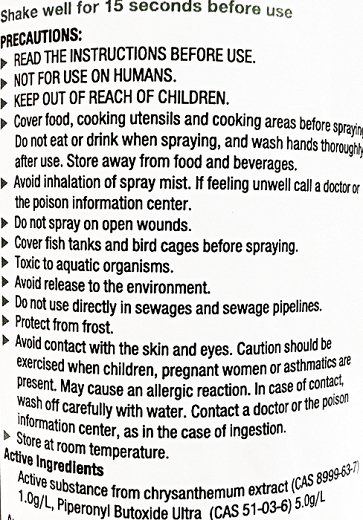 Bio Kill Insecticide Spray For Indoor Use 375ml