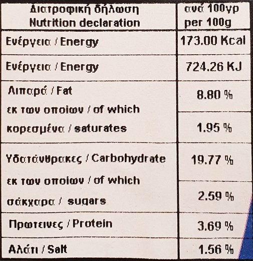 D.Koumantaris Vegetarian Burgers 6Pcs 500g