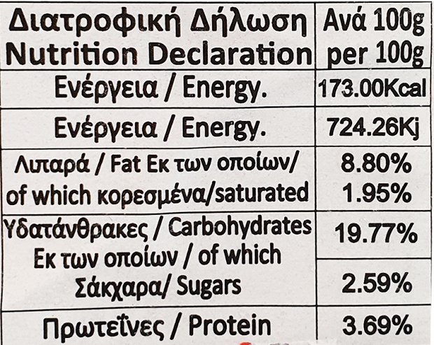 D.Koumantaris Νηστίσιμα Μπιφτέκια 6Τεμ 1kg