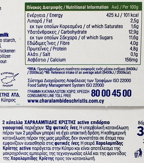 Charalambides Christis Active Strawberry 2x150g