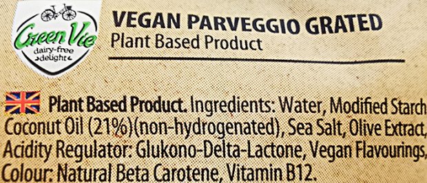 Green Vie Vegan Parveggio Grated 100g